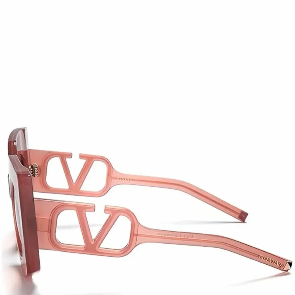 New! Valentino V SOUL VLS 127B Designer Brown Sunglasses, Authentic